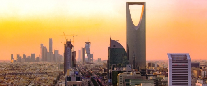 Skyline of Saudi capital Riyadh